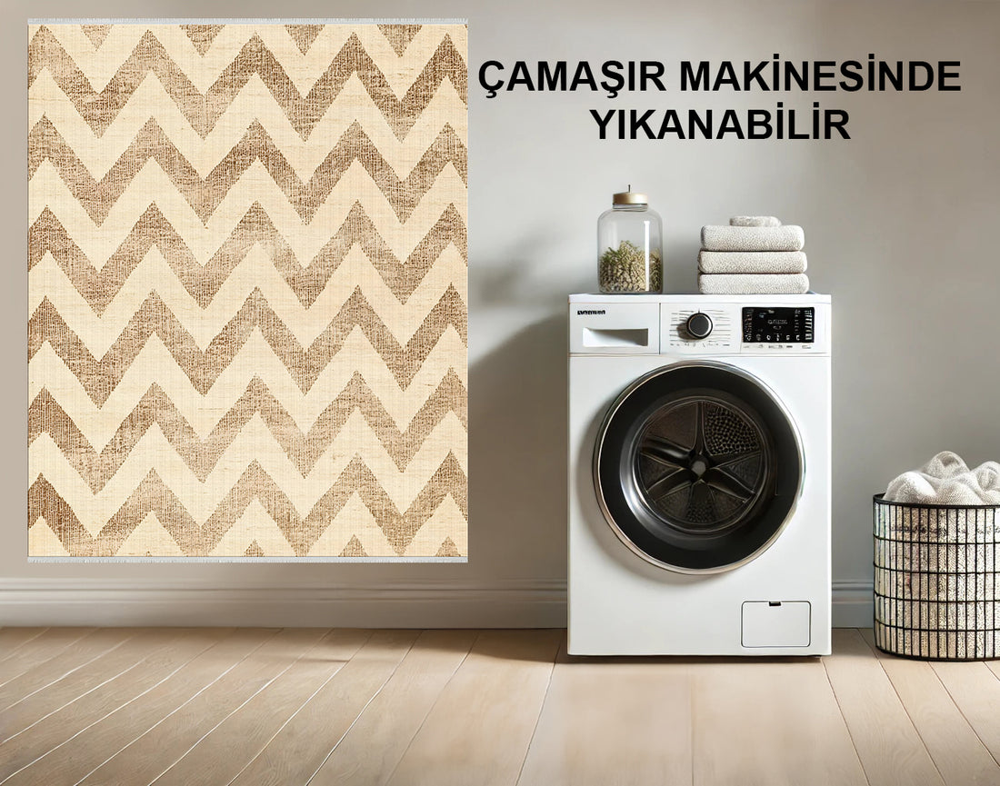 Klasik Chevron Desenli Halı