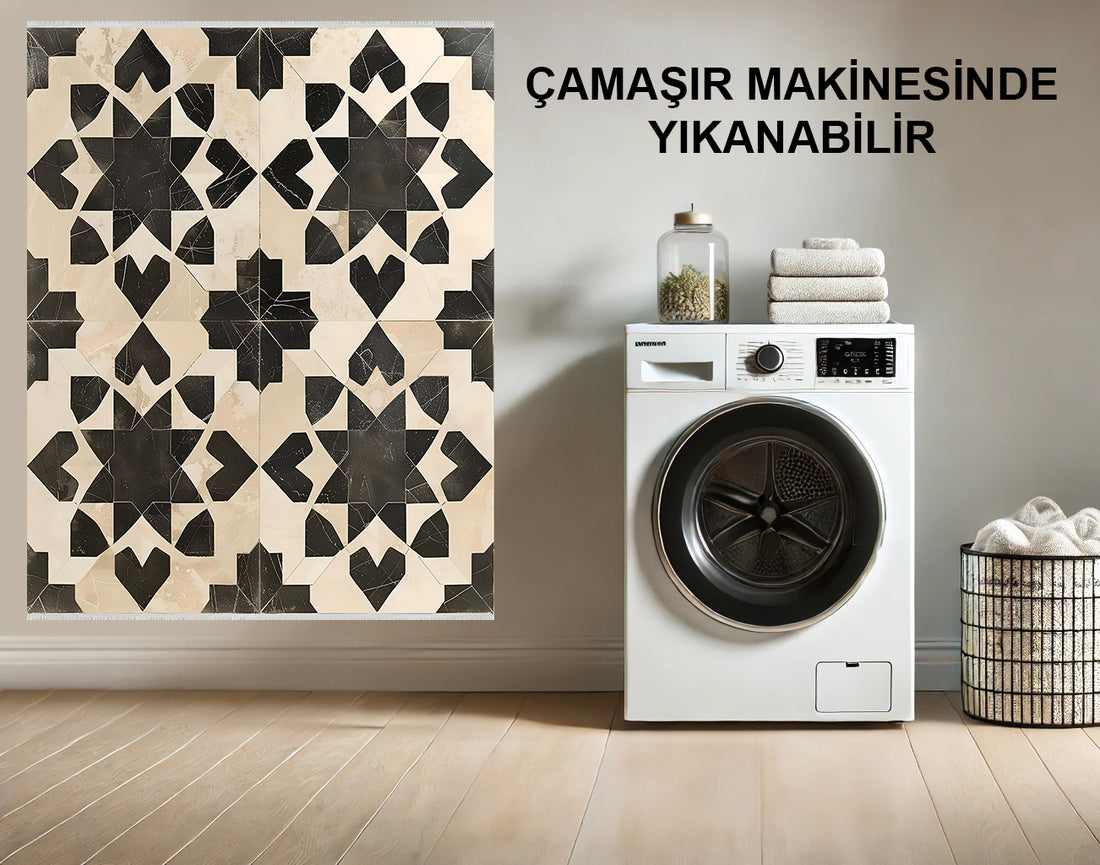 Modern Geometrik Yıldız Halı